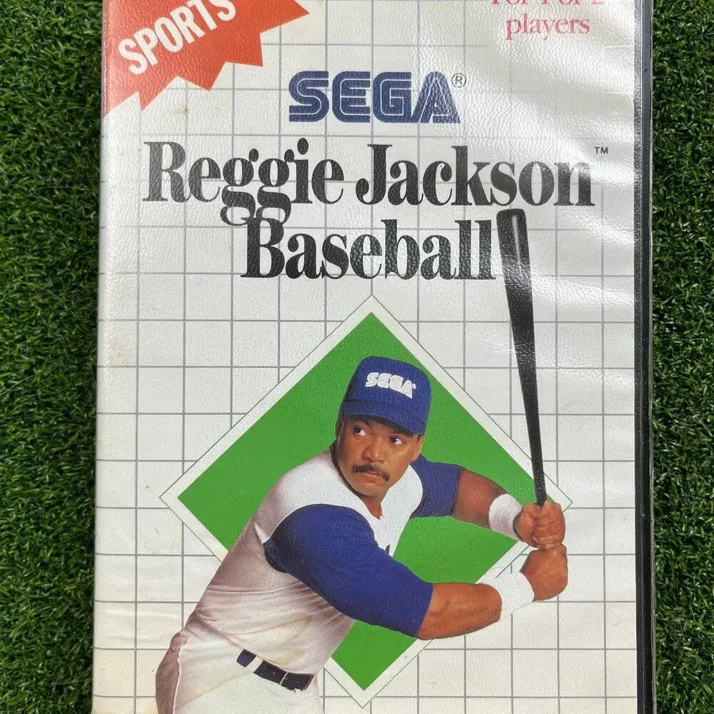 Reggie Jackson Baseball Sega Master System Rare Retro Game Sports